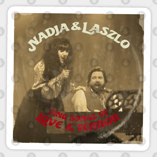 Nadja & Laszlo Sing Songs of Love and Terror Sticker by Xanaduriffic